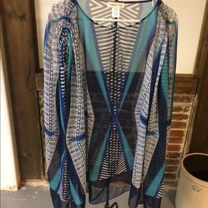 Coldwater Creek Sheer Poncho